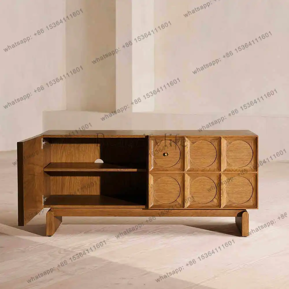 Medieval solid wood dining side cabinet American retro living room wall side locker
Medieval solid wood dining side cabinet American retro living room wall side locker
