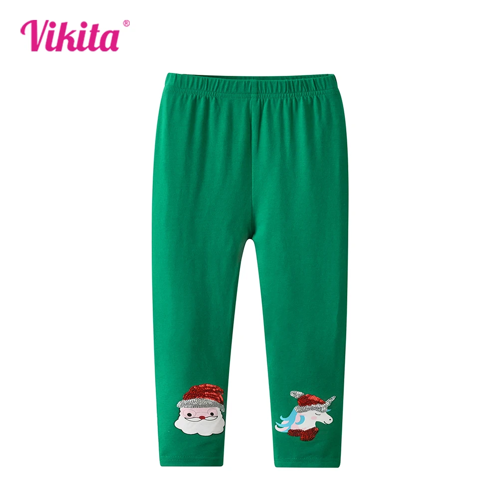 VIKITA Girls Christmas Green Leggings Kids Skinny Cotton Casual Pencil Pants Kids Autumn Spring Winter Trousers Children Clothes
VIKITA Girls Christmas Green Leggings Kids Skinny Cotton Casual Pencil Pants Kids Autumn Spring Winter Trousers Children Clothes