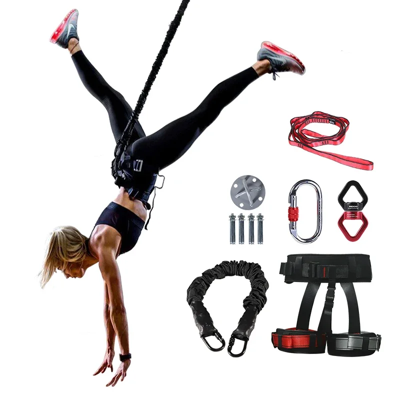 High Strength Indoor Bungee Fitness Vitality Belt Aerial Yoga Set Home Hanging Flying Dance Elastic Band Set
High Strength Indoor Bungee Fitness Vitality Belt Aerial Yoga Set Home Hanging Flying Dance Elastic Band Set