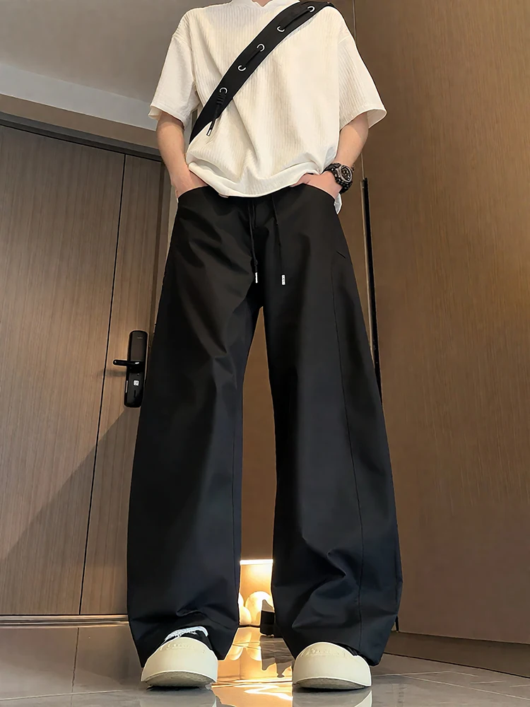 Мужские летние тонкие брюки в американском стиле из ледяного шелка, свободные, широкие, повседневные, в стиле рабочей одежды
Мужские летние тонкие брюки в американском стиле из ледяного шелка, свободные, широкие, повседневные, в стиле рабочей одежды