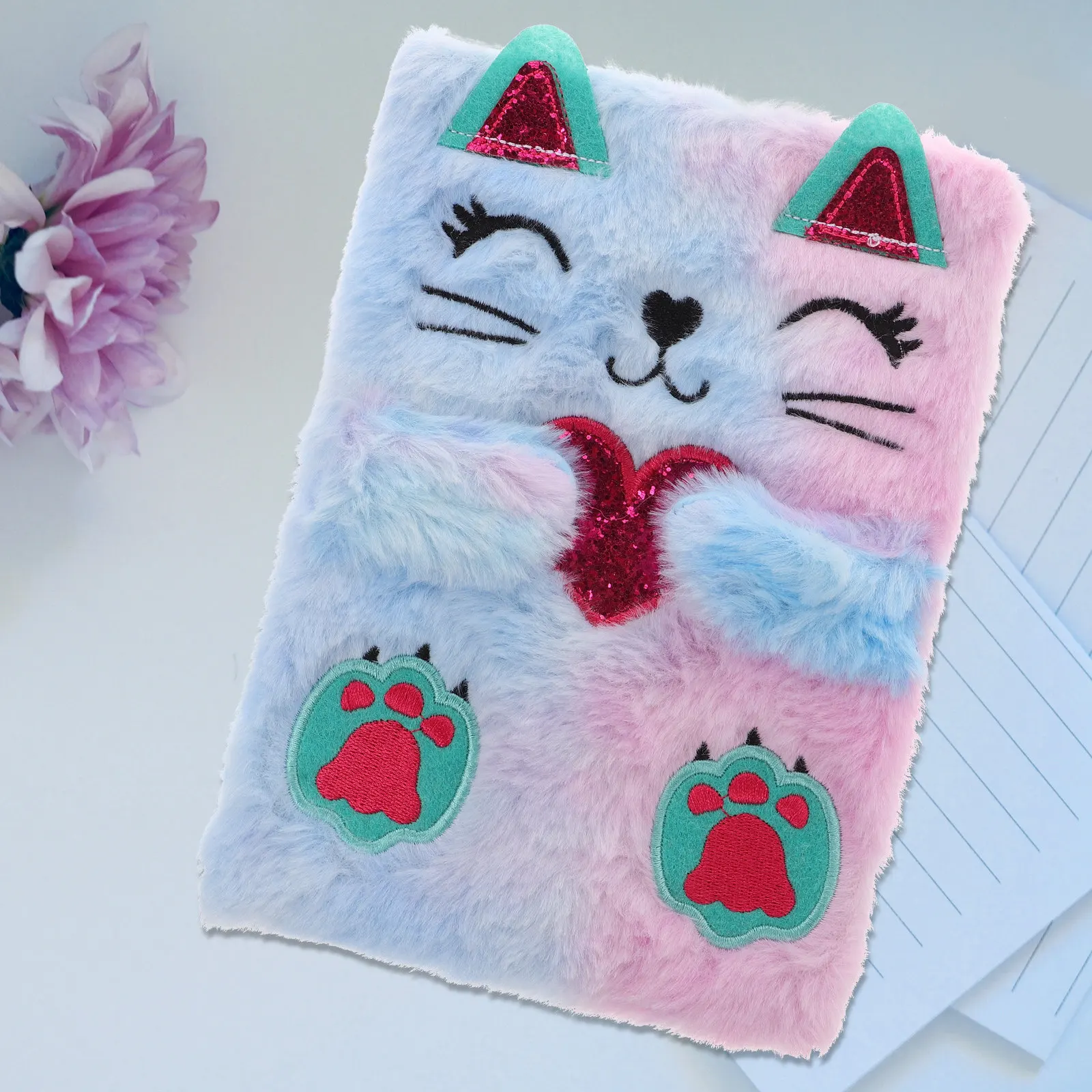 Diary Notebook Cartoon Cat Cover Small Portable Writing Book Daily Use Multi-Function Note Book for Students
Diary Notebook Cartoon Cat Cover Small Portable Writing Book Daily Use Multi-Function Note Book for Students
