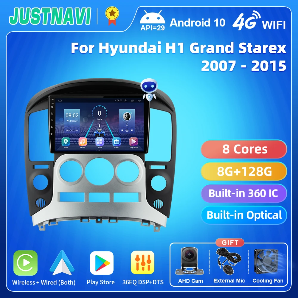 Автомобильный радиоприемник JUSTNAVI QT5 для Hyundai H1 Grand Starex 2007-2015 Android 10 мультимедийный видео GPS-навигатор плеер Carplay 2Din DVD
Автомобильный радиоприемник JUSTNAVI QT5 для Hyundai H1 Grand Starex 2007-2015 Android 10 мультимедийный видео GPS-навигатор плеер Carplay 2Din DVD
