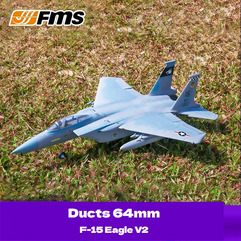 Модель FMS, канальный вентилятор 64 мм, F-15 Eagle V2, радиоуправляемый самолет с фиксированным крылом, реалистичный истребитель из пены, электрический самолет с дистанционным управлением, игрушка
Модель FMS, канальный вентилятор 64 мм, F-15 Eagle V2, радиоуправляемый самолет с фиксированным крылом, реалистичный истребитель из пены, электрический самолет с дистанционным управлением, игрушка