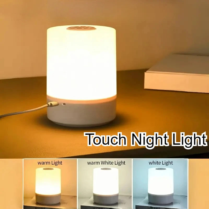 Bedside Led Night Lights 3Colors Dimmable Desktop Night Lamps Bedroom Bedside Lighting Decoration Touch Reading Led Table Lamps
Bedside Led Night Lights 3Colors Dimmable Desktop Night Lamps Bedroom Bedside Lighting Decoration Touch Reading Led Table Lamps