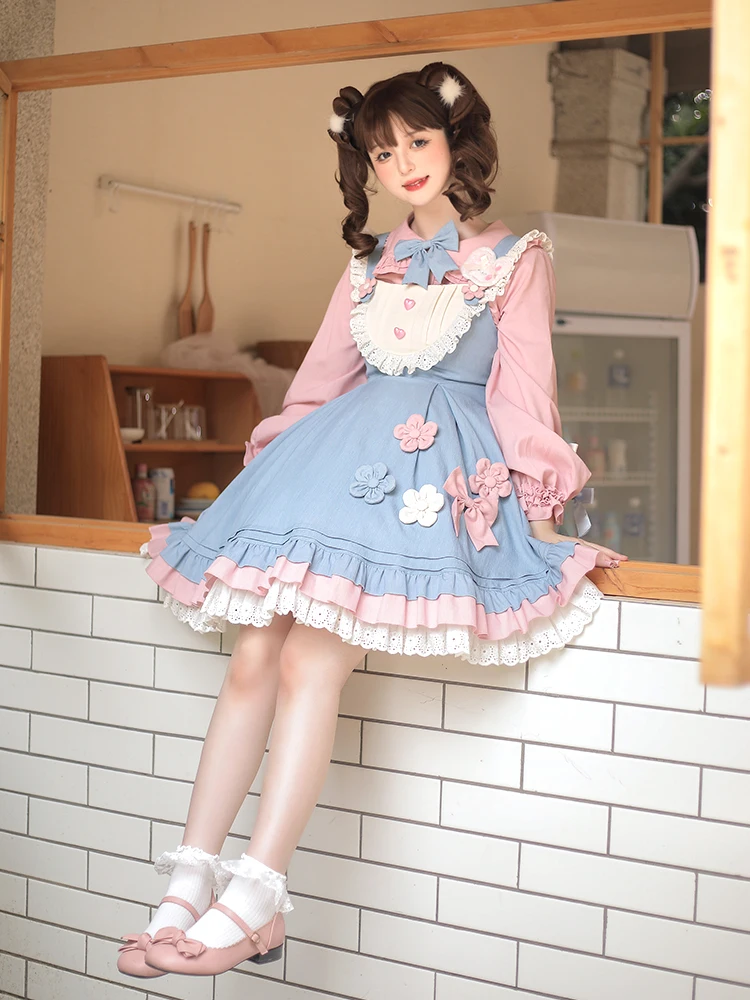 Leopard Cat Original Loita Plum Blossom Snow Rabbit Sweet Dress Set Japanese Sweet Loli Student Dress
Leopard Cat Original Loita Plum Blossom Snow Rabbit Sweet Dress Set Japanese Sweet Loli Student Dress