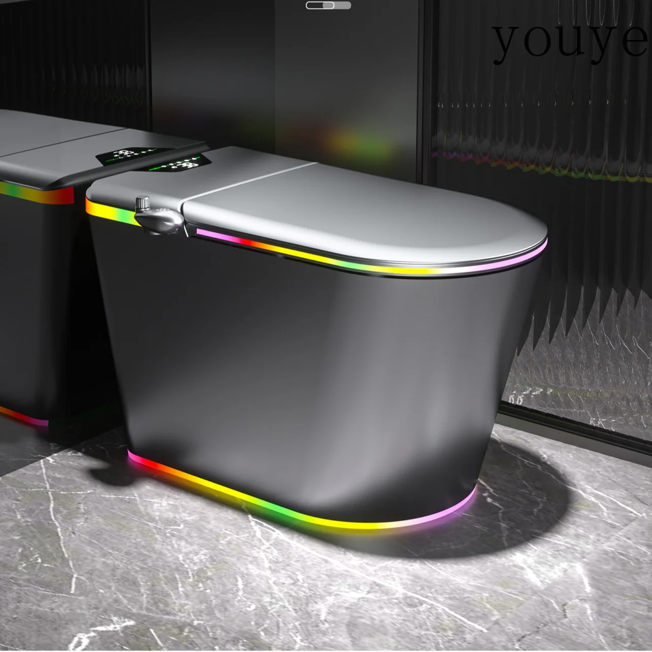 Smart toilet household medicine washing automatic splash-proof heating voice integrated electric toilet siphon type
Smart toilet household medicine washing automatic splash-proof heating voice integrated electric toilet siphon type