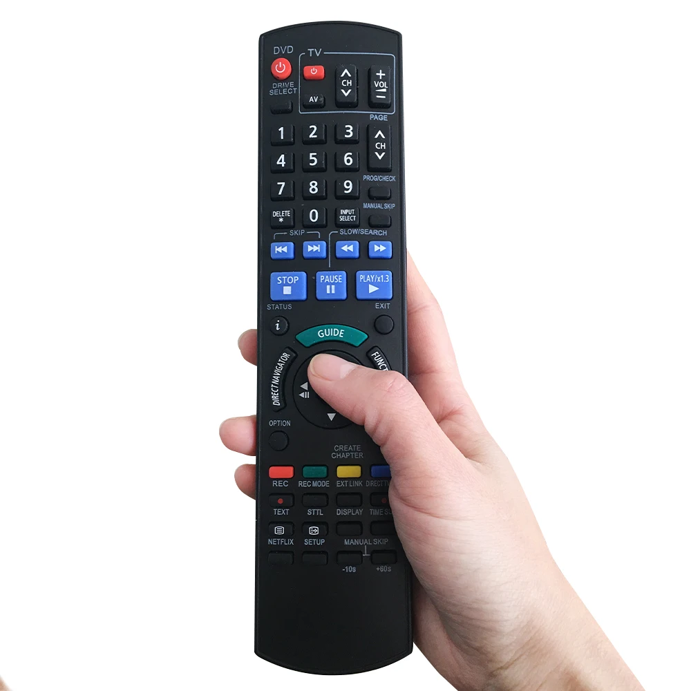 N2QAYB000127 Remote Control Replacement for DMR-EX78 DMR-EX78EB DMR-EX88 DMR-EX88EB DMR-EX77 DMR-EX77EB - New Model
N2QAYB000127 Remote Control Replacement for DMR-EX78 DMR-EX78EB DMR-EX88 DMR-EX88EB DMR-EX77 DMR-EX77EB - New Model