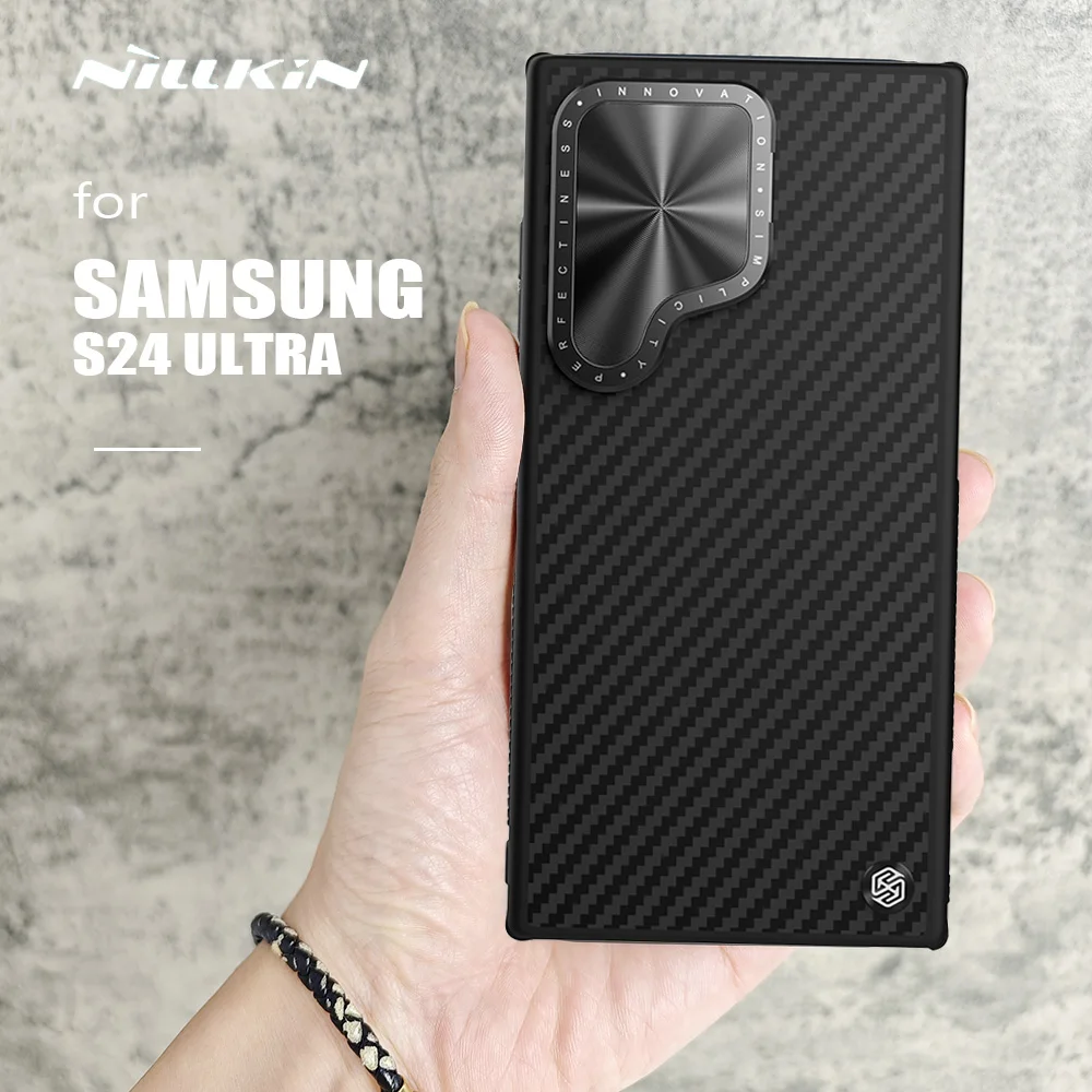 Чехол Nillkin для Samsung Galaxy S24 Ultra, чехол-подставка из арамидного волокна, чехол-подставка для камеры Samsung S24 Ultra 5G, чехол для объектива
Чехол Nillkin для Samsung Galaxy S24 Ultra, чехол-подставка из арамидного волокна, чехол-подставка для камеры Samsung S24 Ultra 5G, чехол для объектива