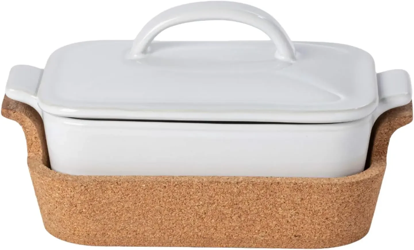 Ceramic 9.75" x 5.75" Oval Baker with Cork Tray - Ensemble Collection, White | Oven & Microwave Safe Bakeware
Ceramic 9.75" x 5.75" Oval Baker with Cork Tray - Ensemble Collection, White | Oven & Microwave Safe Bakeware