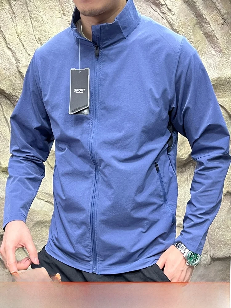 RUN Sport Series 3D Tailoring Men's Outdoor Functional Stand Collar Breathable Jaet Coat Stand Fit Nylon Spandex Blend
RUN Sport Series 3D Tailoring Men's Outdoor Functional Stand Collar Breathable Jaet Coat Stand Fit Nylon Spandex Blend