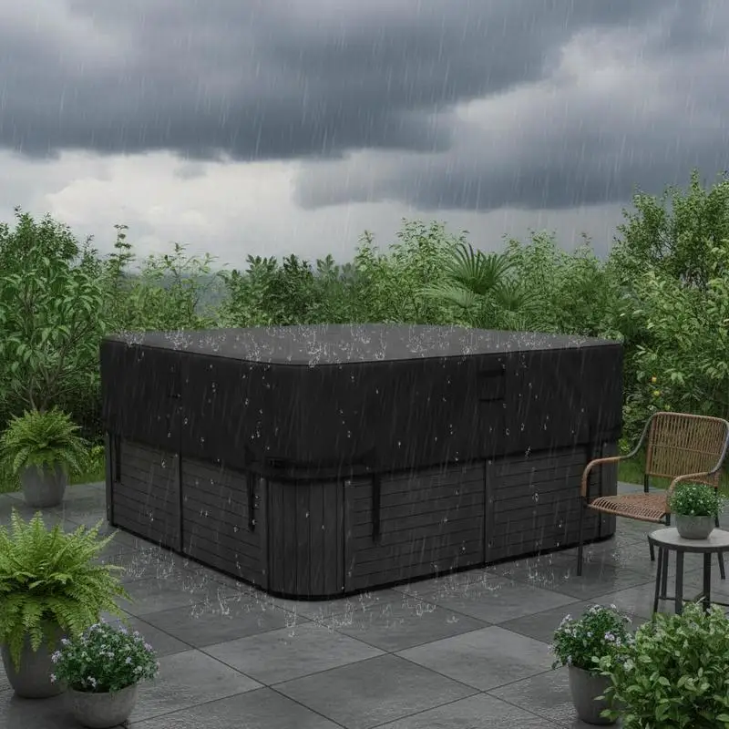 Square Spa Protector 88x88x20 Inch For Backyard Patio Garden Heavy Duty 600D Oxford Fabric 950N Tearing Strength Outside Bath
Square Spa Protector 88x88x20 Inch For Backyard Patio Garden Heavy Duty 600D Oxford Fabric 950N Tearing Strength Outside Bath