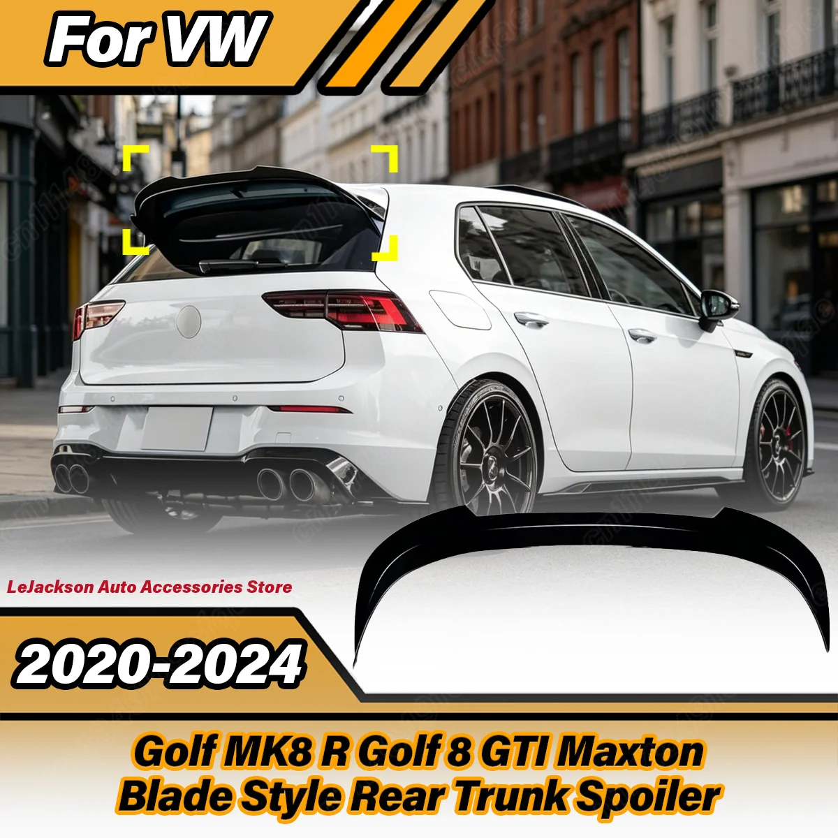 For VW Golf MK8 R Golf 8 GTI Maxton 2020 2021 2022 2023 2024 Automobile Blade Style Rear Trunk Spoiler Body Modification Kit
For VW Golf MK8 R Golf 8 GTI Maxton 2020 2021 2022 2023 2024 Automobile Blade Style Rear Trunk Spoiler Body Modification Kit