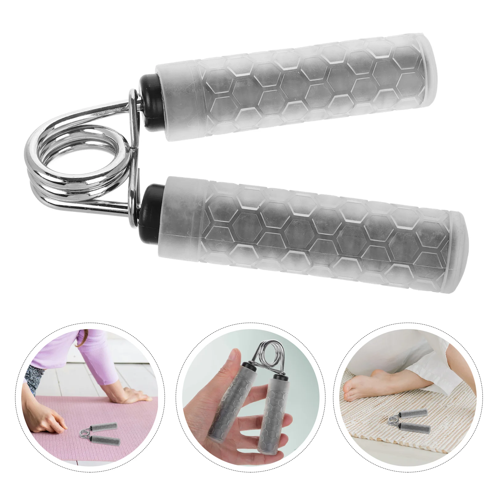 Hand Grip Strengthener Steel Wrist Finger Exerciser Home Fitness Forearm Muscle Trainer Golf Thumb Tester
Hand Grip Strengthener Steel Wrist Finger Exerciser Home Fitness Forearm Muscle Trainer Golf Thumb Tester