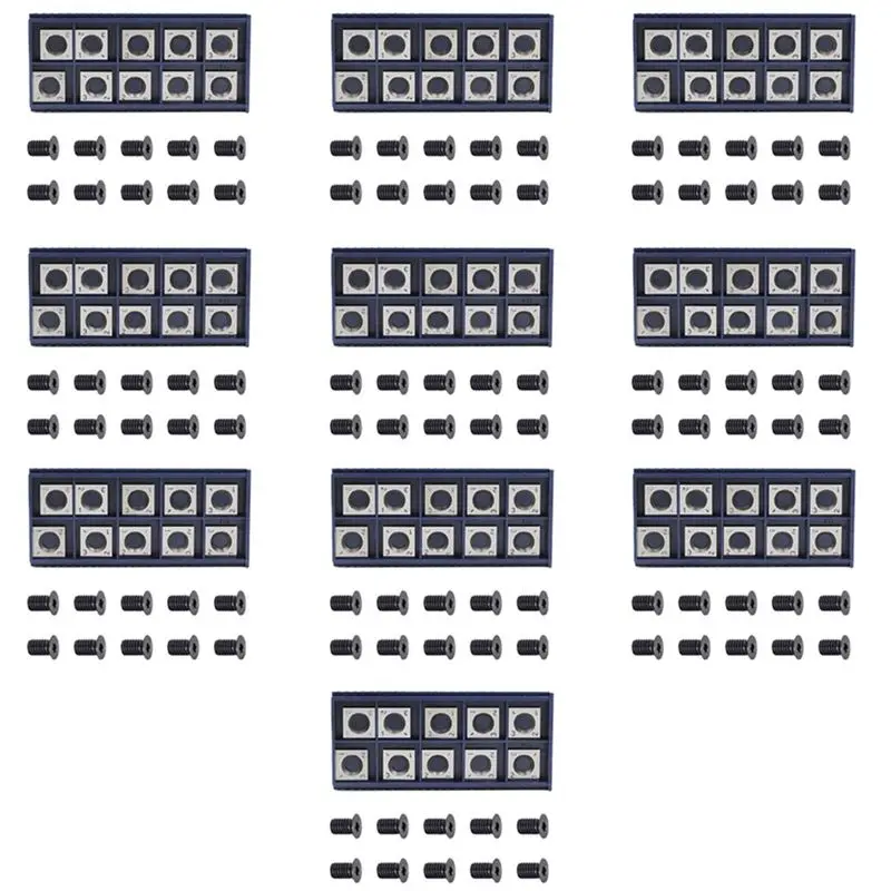 TFTP-100Pcs 14Mm Square Straight Carbide Cutter Insert With 100Pcs M610mm Screws For Wood Working Spiral
TFTP-100Pcs 14Mm Square Straight Carbide Cutter Insert With 100Pcs M610mm Screws For Wood Working Spiral