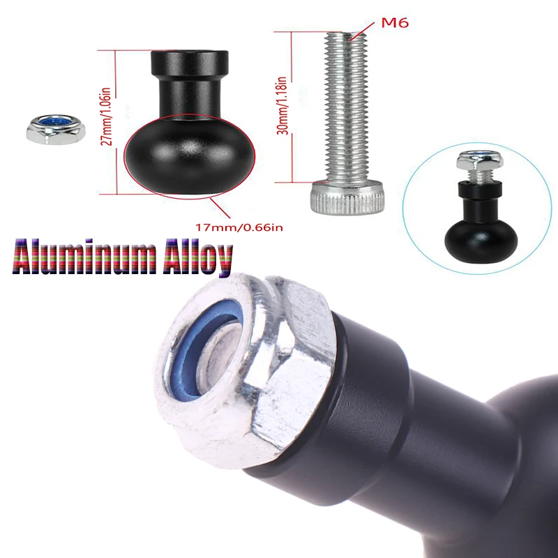 Алюминиевый сплав, черный, 17 мм, шаровая головка, к винтовому кронштейну M6, разъем для крепления спортивной камеры для мотоцикла, разъем для камеры
Алюминиевый сплав, черный, 17 мм, шаровая головка, к винтовому кронштейну M6, разъем для крепления спортивной камеры для мотоцикла, разъем для камеры