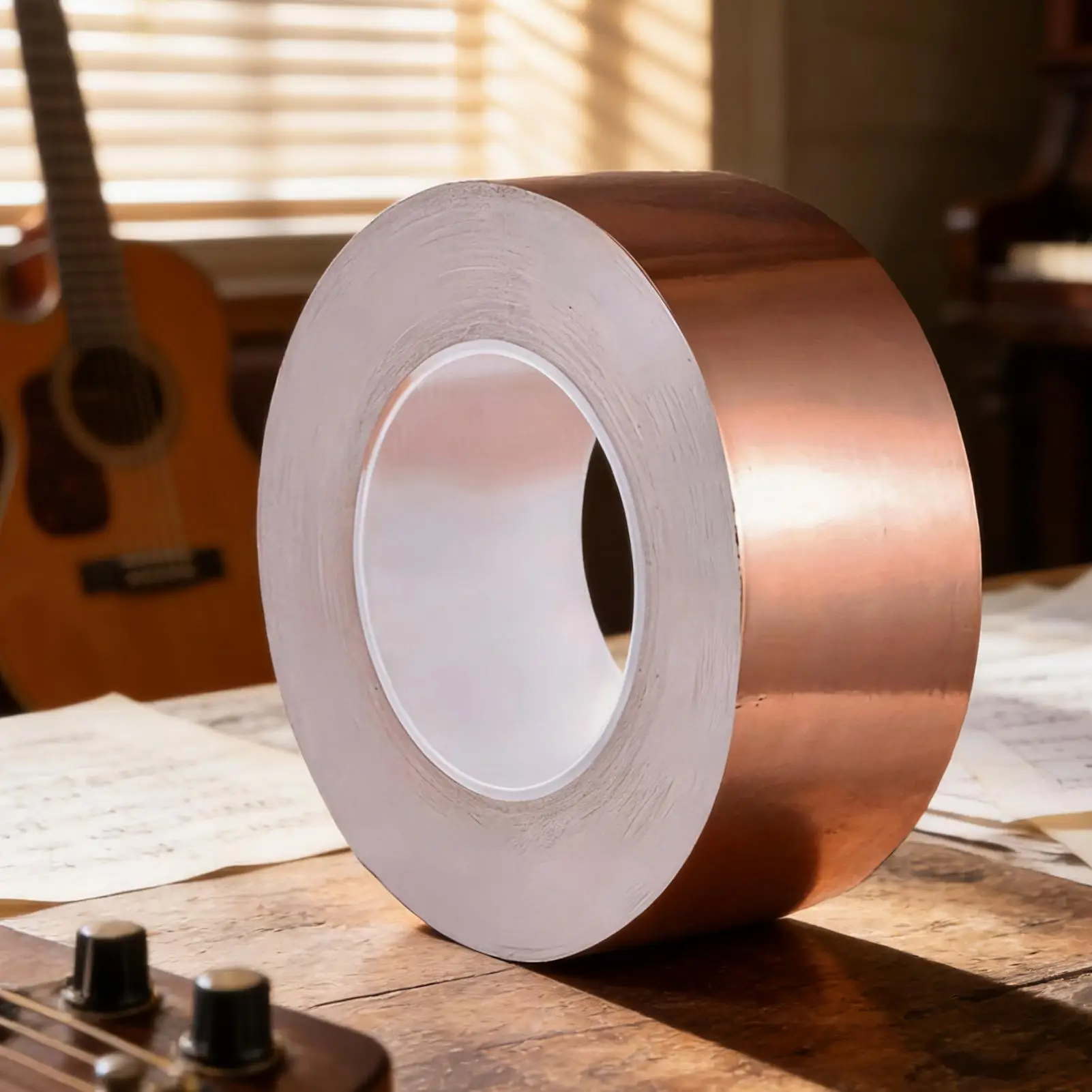 Защитная лента для гитары, медная блокирующая фольга, экранирующая проводящая лента для гитарных поделок, электрическая пайка, заземление
Защитная лента для гитары, медная блокирующая фольга, экранирующая проводящая лента для гитарных поделок, электрическая пайка, заземление
