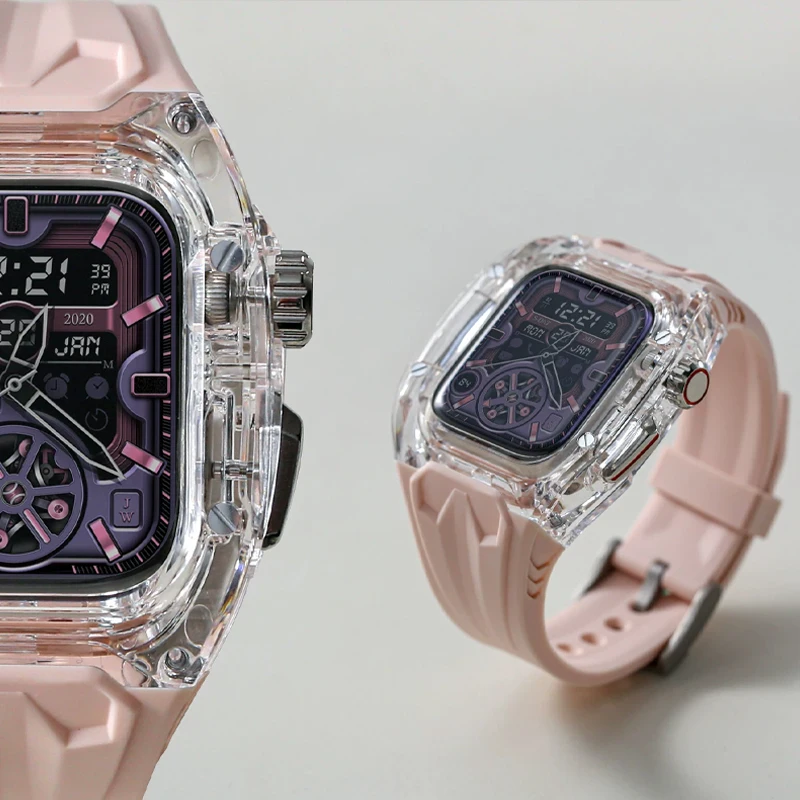 Спортивный силиконовый ремешок + чехол для Apple Watch Ultra 3 11 10 9 8 7 6, защитный чехол с защитой от падений для iWatch 42 мм, 44 мм, 45 мм, 46 мм, 49 мм
Спортивный силиконовый ремешок + чехол для Apple Watch Ultra 3 11 10 9 8 7 6, защитный чехол с защитой от падений для iWatch 42 мм, 44 мм, 45 мм, 46 мм, 49 мм