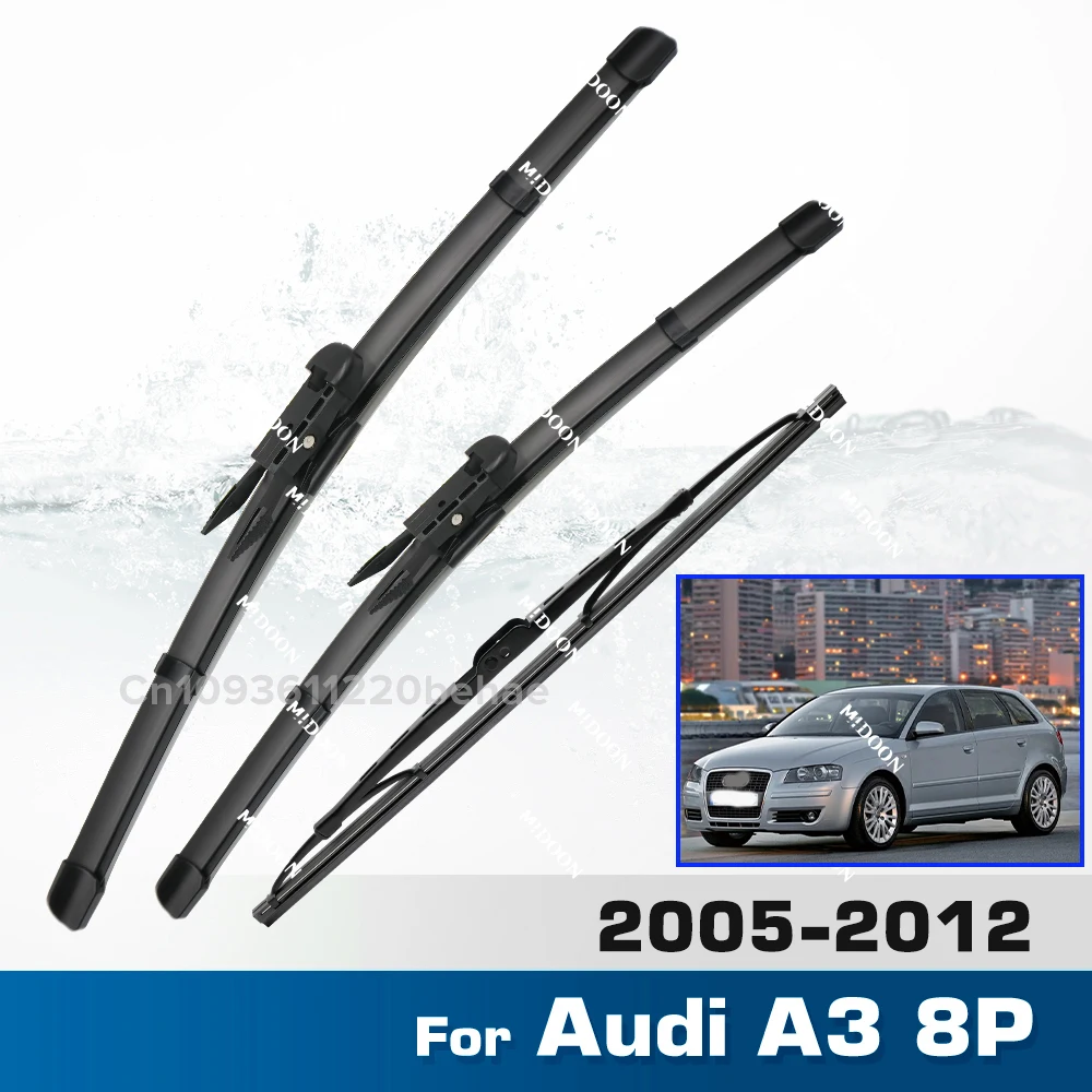 Wiper LHD Front & Rear Wiper Blades Set For Audi A3 8P 2005 - 2012 Windshield Windscreen Window Brushes 24"+19"+13"
Wiper LHD Front & Rear Wiper Blades Set For Audi A3 8P 2005 - 2012 Windshield Windscreen Window Brushes 24"+19"+13"