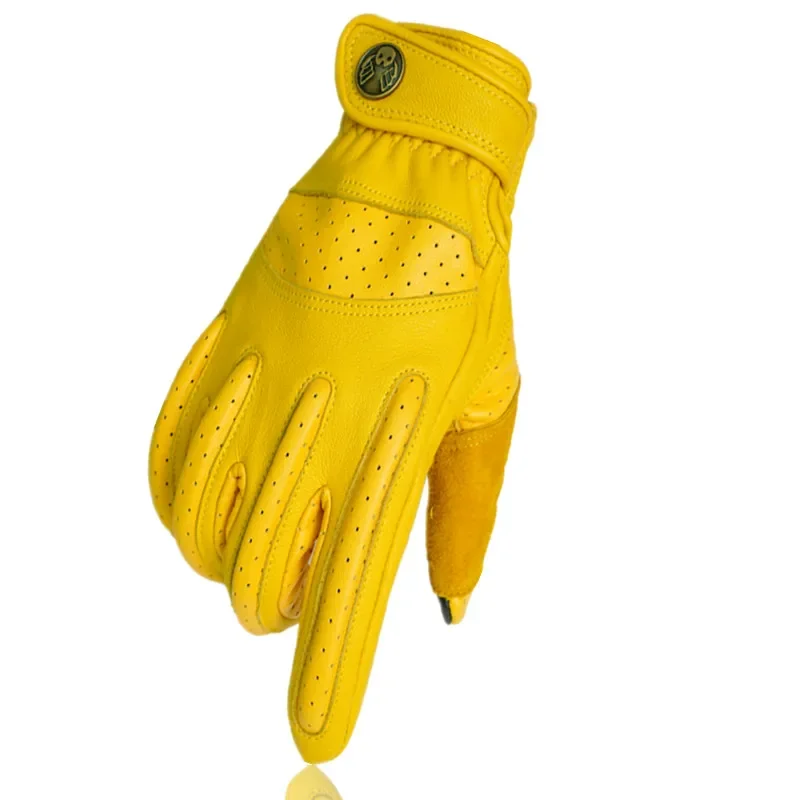 Breathable Leather Motorcycle Gloves Men's Comfortable Motocross Gloves Outdoor Riding Protective Gloves Guantes Moto
Breathable Leather Motorcycle Gloves Men's Comfortable Motocross Gloves Outdoor Riding Protective Gloves Guantes Moto