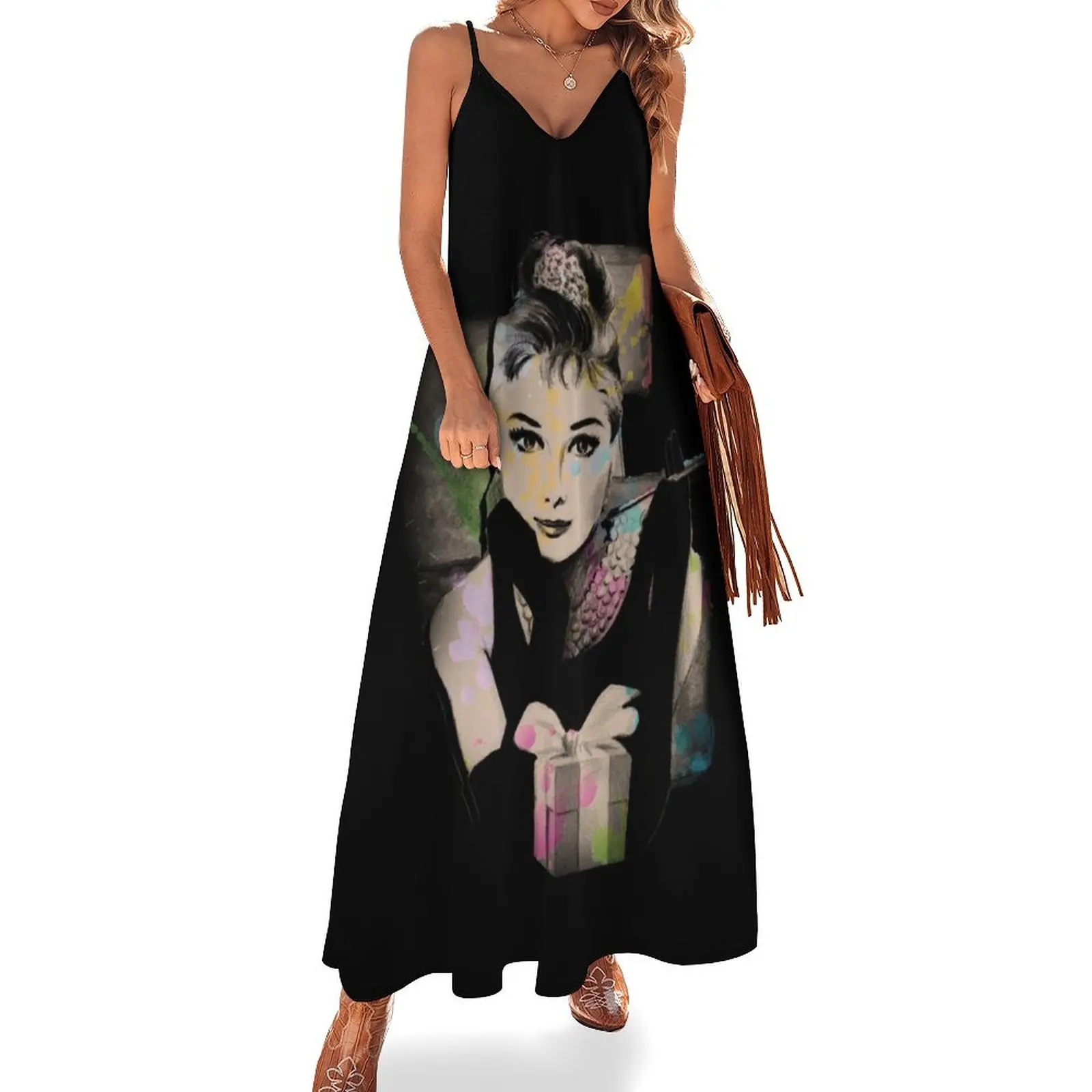 Audrey Hepburn Sleeveless Long Dress Women's long dress sensual sexy dress for women prom clothes women summer
Audrey Hepburn Sleeveless Long Dress Women's long dress sensual sexy dress for women prom clothes women summer