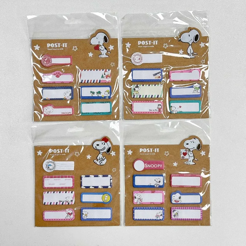4Pcs/set Snoopyed Cute Cartoon Creative Message Stickers Decorative Journal Note Sticker for Scrapbooking Daily Necessities
4Pcs/set Snoopyed Cute Cartoon Creative Message Stickers Decorative Journal Note Sticker for Scrapbooking Daily Necessities