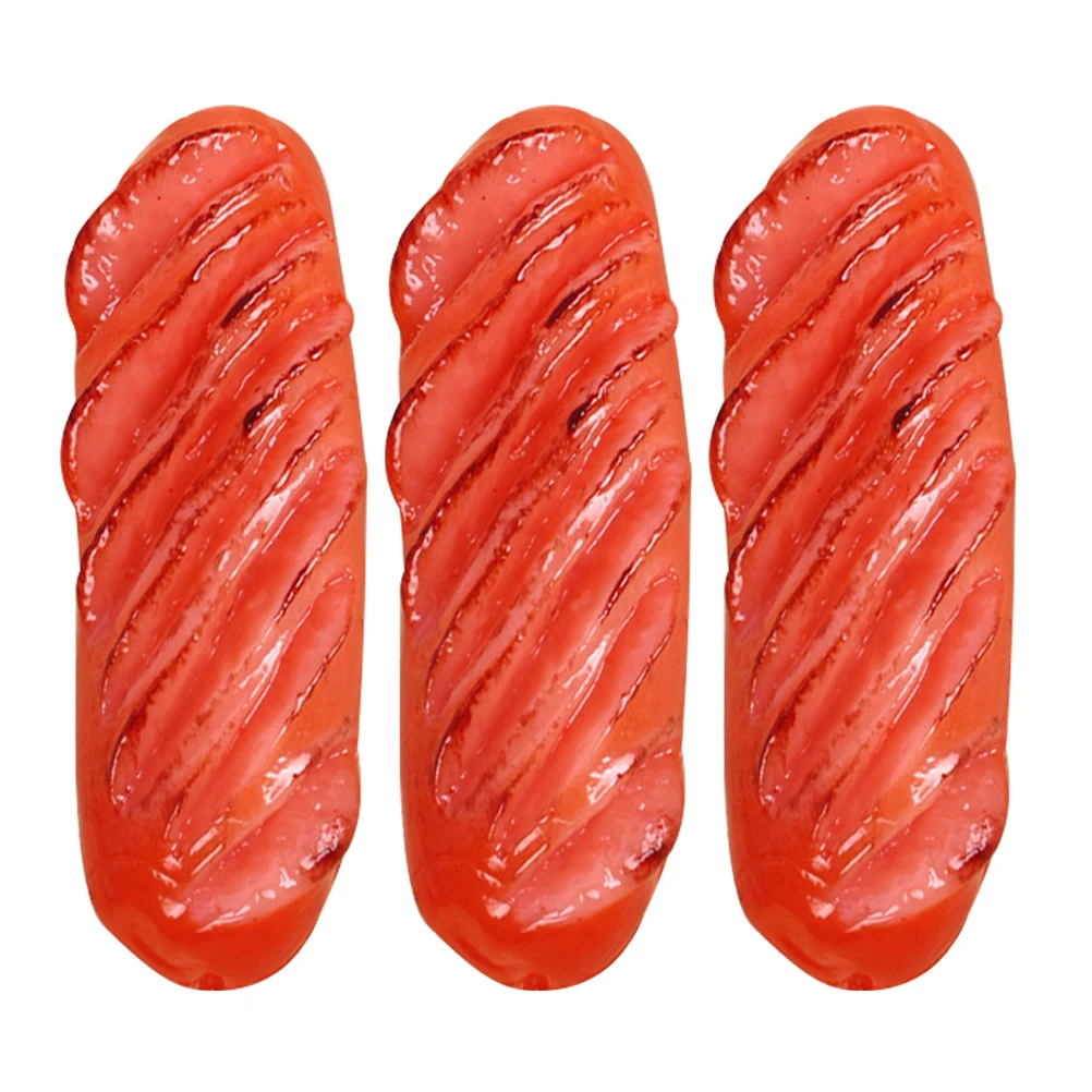3pcs Realistic Simulated Sausage Fake Hot Mini Artificial Food Decor Display Prop for Restaurant Party Photo
3pcs Realistic Simulated Sausage Fake Hot Mini Artificial Food Decor Display Prop for Restaurant Party Photo