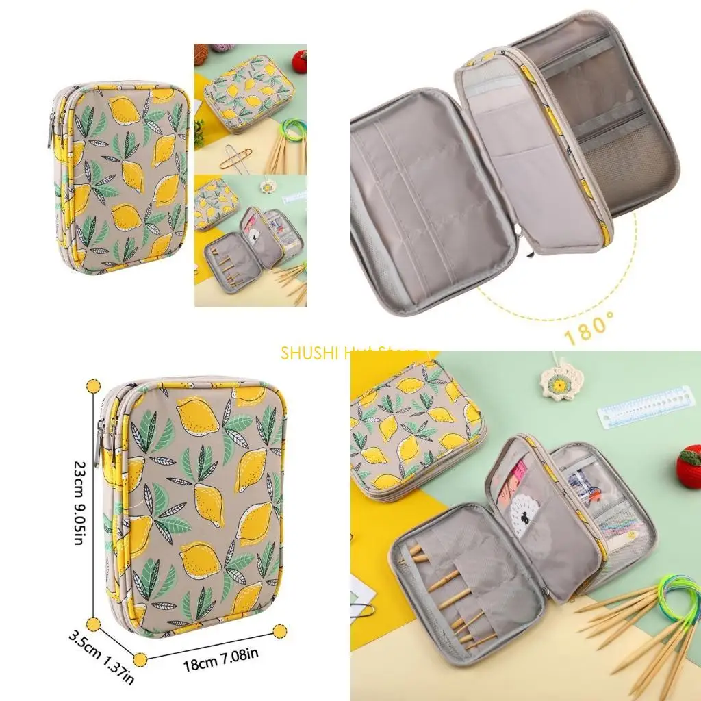 Crochet Bag for Crochet Hook Knitting Needle Double Organiser Bag Storage Case D57B
Crochet Bag for Crochet Hook Knitting Needle Double Organiser Bag Storage Case D57B