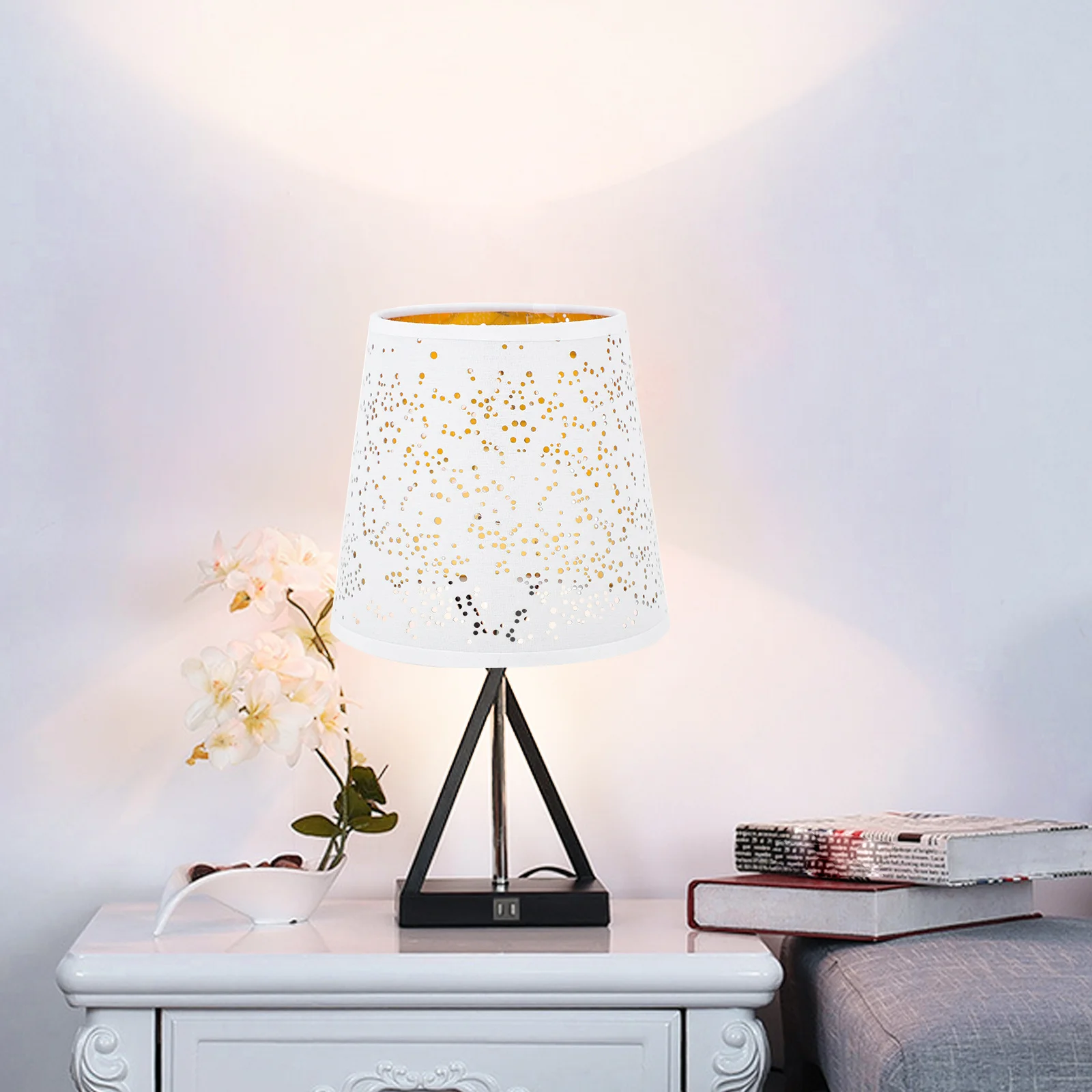 Cloth Craft Lampshade Accessory Unique Decorative Light Cover For Bedroom Living Room Indoor Lamp Shade Ornament
Cloth Craft Lampshade Accessory Unique Decorative Light Cover For Bedroom Living Room Indoor Lamp Shade Ornament
