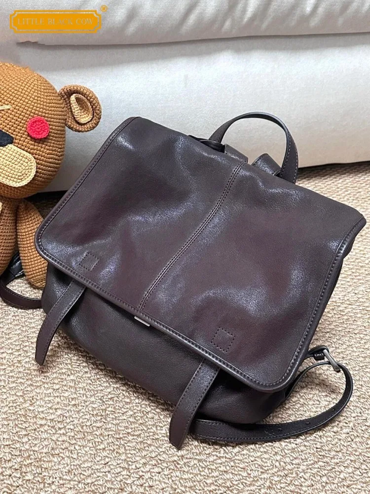 Vintage Women Genuine Leather Backpack Handmade Solid Color Sheepskin Office Ladies Large Capacity Harajuku Casual Satchel Bag
Vintage Women Genuine Leather Backpack Handmade Solid Color Sheepskin Office Ladies Large Capacity Harajuku Casual Satchel Bag