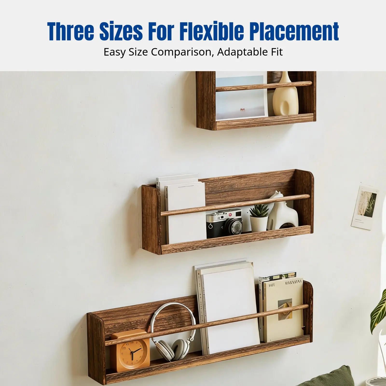 Hardwood Book Display Shelf, Children's Picture Book Rack, Wall-Mounted Storage, Minimalist Hanging Magazine Organizer
Hardwood Book Display Shelf, Children's Picture Book Rack, Wall-Mounted Storage, Minimalist Hanging Magazine Organizer