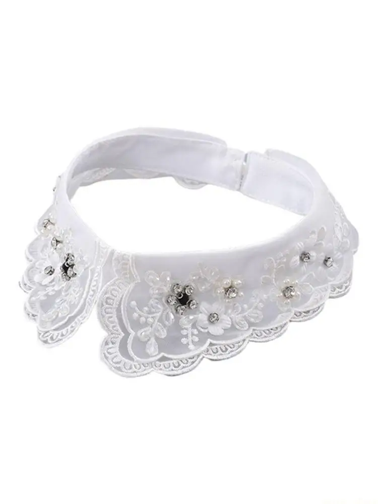 31BF Beaded Collar Necklace False Collar Neckline Detachable Choker Collar Necklace
31BF Beaded Collar Necklace False Collar Neckline Detachable Choker Collar Necklace