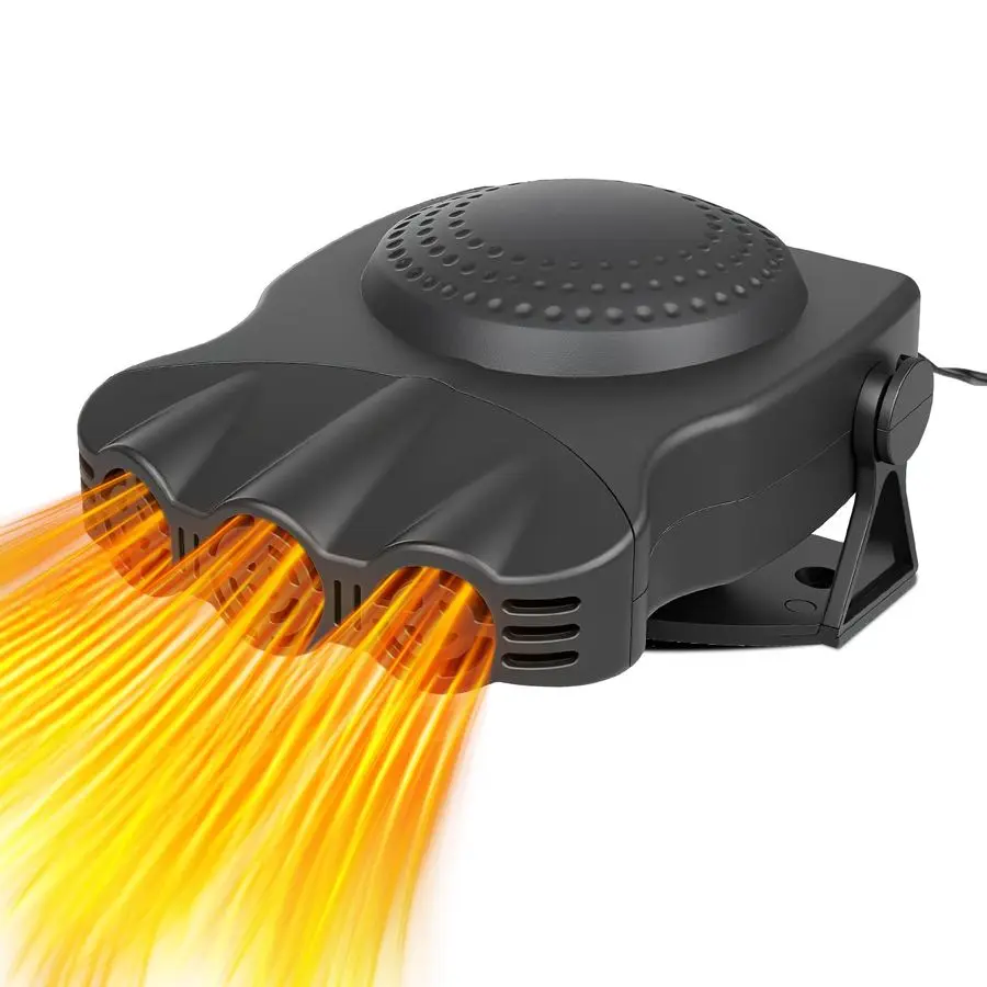 Heater Defogger Fan, Portable 30 Second Fast Heating Defrost Defogger Cooling Space 3Outlet Plug in Cig Lighter Demister, 2 in 1
Heater Defogger Fan, Portable 30 Second Fast Heating Defrost Defogger Cooling Space 3Outlet Plug in Cig Lighter Demister, 2 in 1