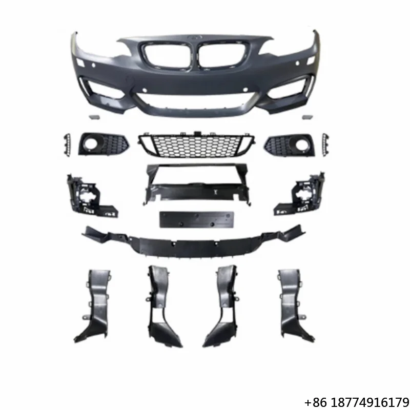 Whole Bodykit for 2Series F22 F23 Upgrade to M Sport Style Body Kit Modified F87 Conversion Kit Front Rear Bumper Assembly
Whole Bodykit for 2Series F22 F23 Upgrade to M Sport Style Body Kit Modified F87 Conversion Kit Front Rear Bumper Assembly