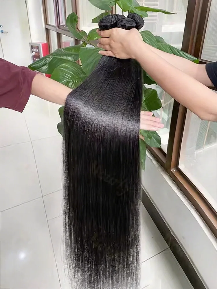 30 Inch Bone Straight Bundles 1 3 4 Bundles 100% Human Hair Top Quality Bundle Vietnamese Virgin Remy Raw Natural Black Bundles
30 Inch Bone Straight Bundles 1 3 4 Bundles 100% Human Hair Top Quality Bundle Vietnamese Virgin Remy Raw Natural Black Bundles