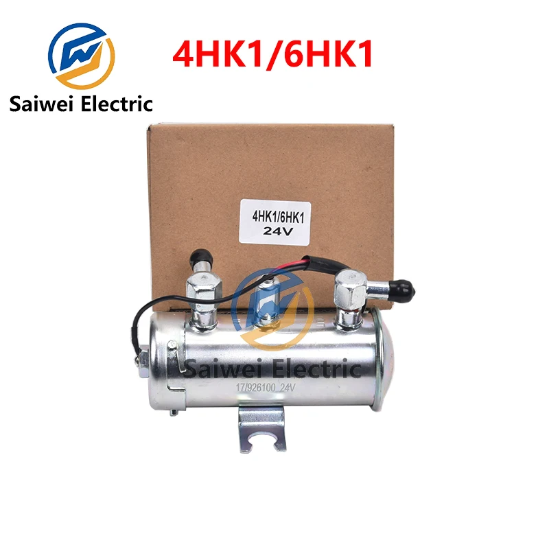 Electric Fuel Feed Pump 24V 4HK1 6HK1 Compatible with Case Excavator CX210B
Electric Fuel Feed Pump 24V 4HK1 6HK1 Compatible with Case Excavator CX210B