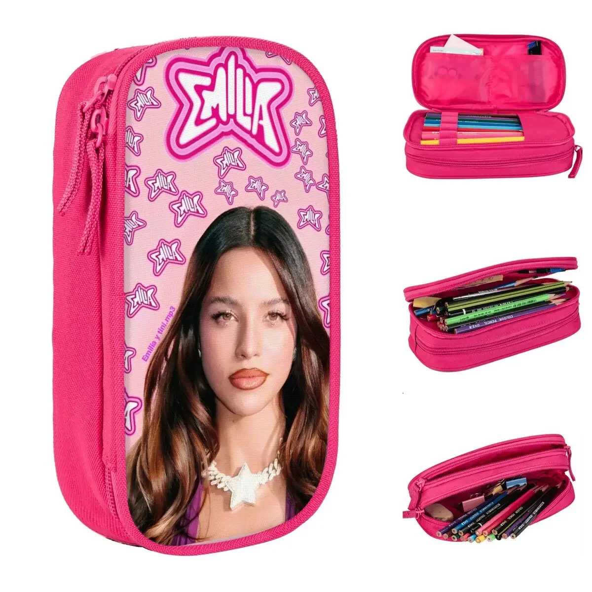 Emilia Singer Pencil Case Pencil Box Pen for Girls Boys Big Capacity Bag School Supplies Zipper Accessories
Emilia Singer Pencil Case Pencil Box Pen for Girls Boys Big Capacity Bag School Supplies Zipper Accessories