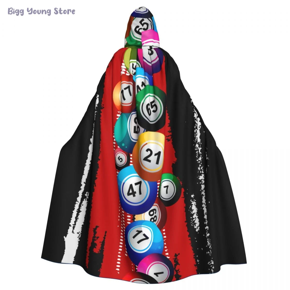 Adult Cloak Cape Hooded Bingo Balls Medieval Costume Witch Wicca Vampire Elf Purim Carnival Party
Adult Cloak Cape Hooded Bingo Balls Medieval Costume Witch Wicca Vampire Elf Purim Carnival Party