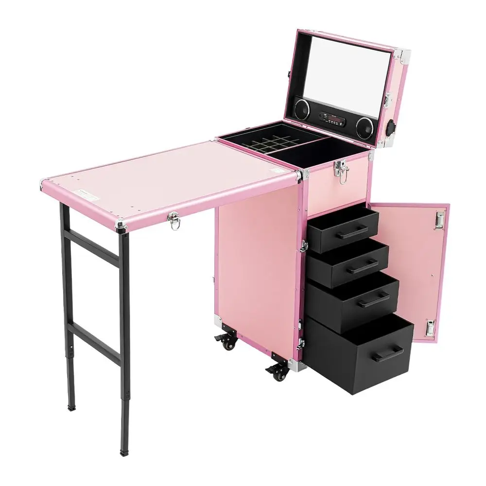 Rolling Travel Nail Desk, Professional Rolling Cosmetic Trolley with 4 Drawers amp Lock, Trolley Storage Organizer for Makeup A
Rolling Travel Nail Desk, Professional Rolling Cosmetic Trolley with 4 Drawers amp Lock, Trolley Storage Organizer for Makeup A