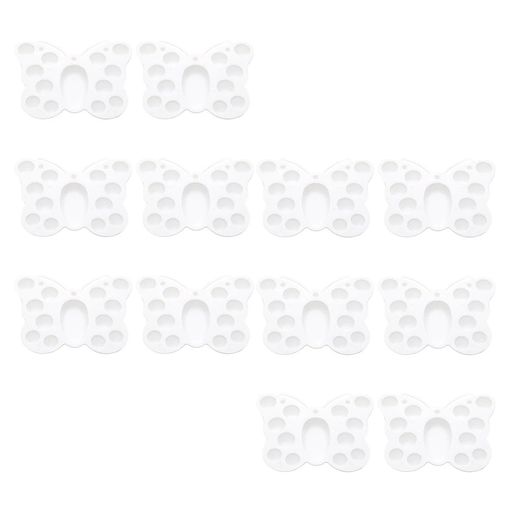 12Pcs Durable Plastic Color Mixing Palette Pigment Plate Ideal for Artists and Crafters
12Pcs Durable Plastic Color Mixing Palette Pigment Plate Ideal for Artists and Crafters