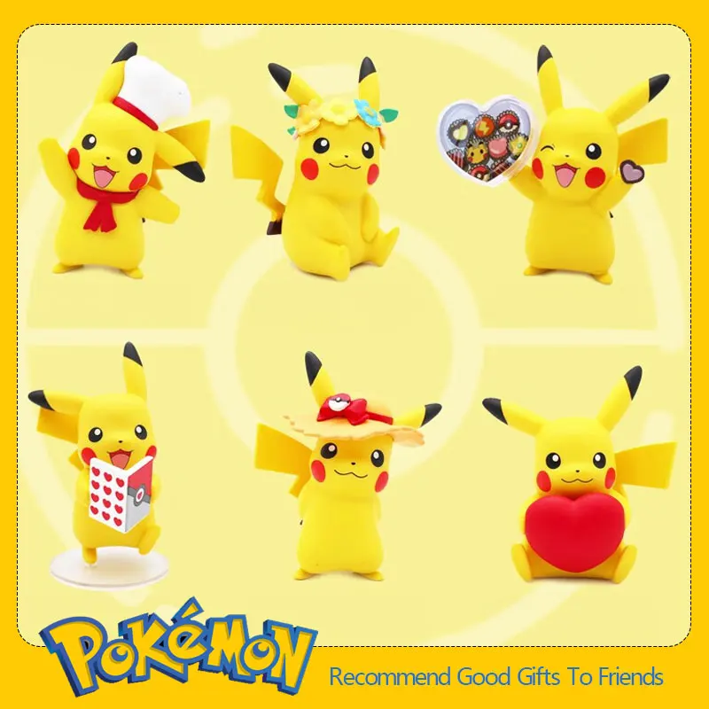 Pokemon Pikachu Couple Anime Figure Toys Car Decoration Ornaments Action Figure Blind Box Doll Birthday Gift For Children Kawaii
Pokemon Pikachu Couple Anime Figure Toys Car Decoration Ornaments Action Figure Blind Box Doll Birthday Gift For Children Kawaii