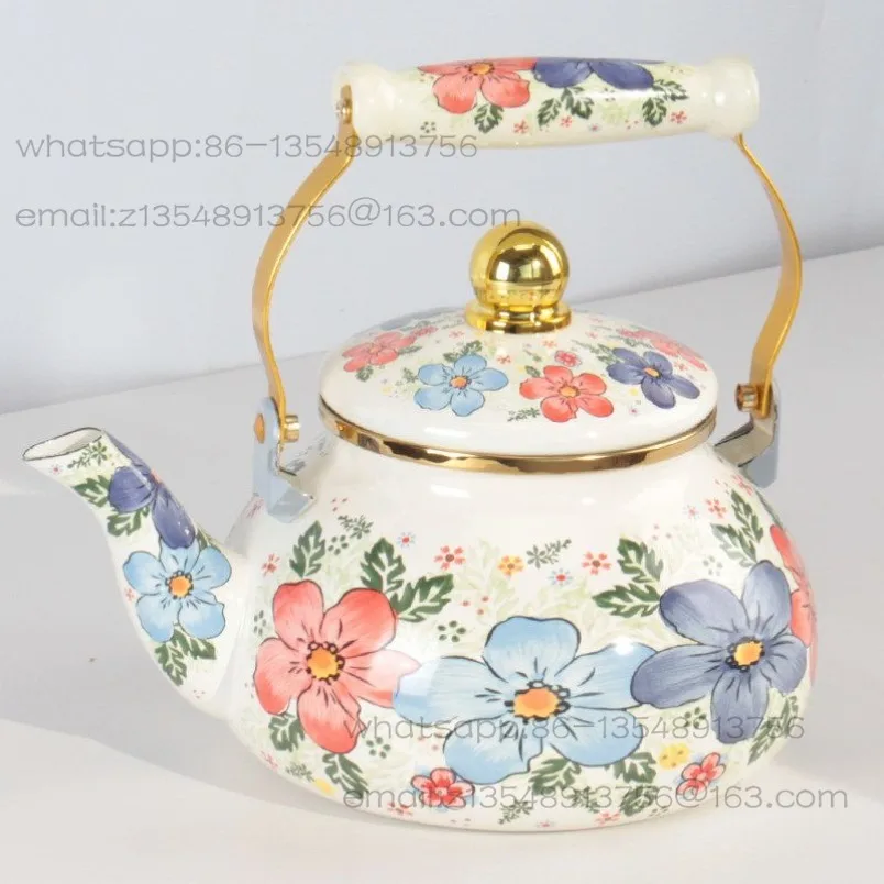 2.0L Turkish pot metal handle enamel teapot household tea set with filter can be heated
2.0L Turkish pot metal handle enamel teapot household tea set with filter can be heated