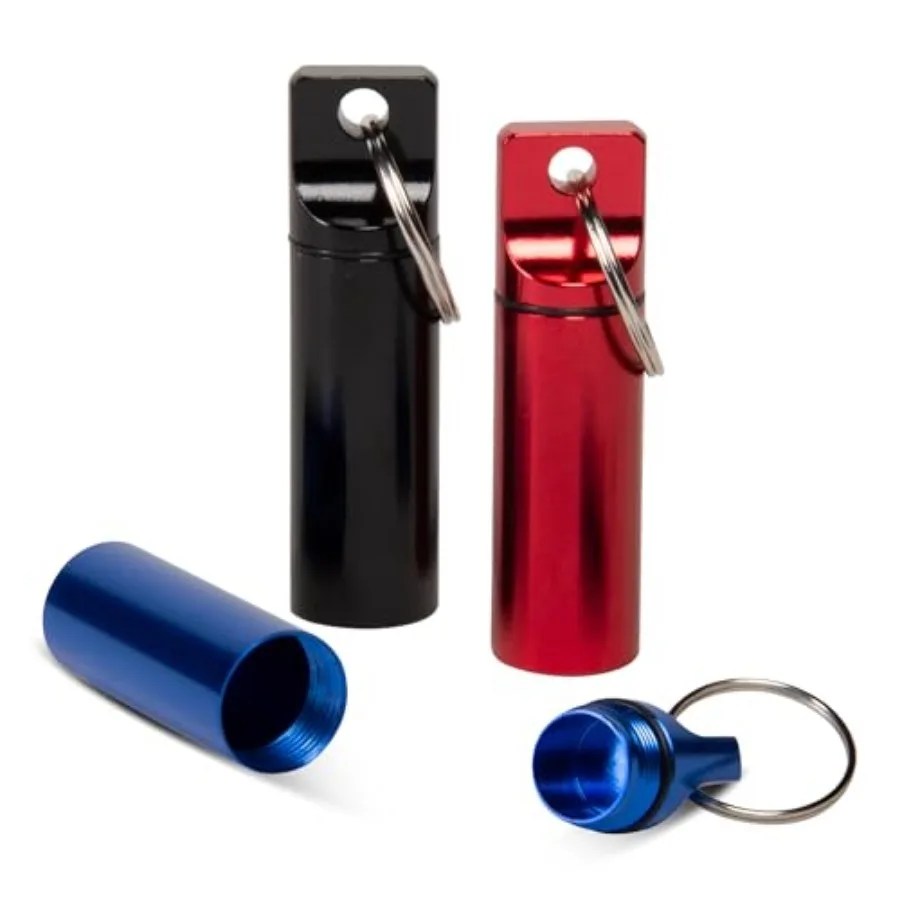 Arrigo Keychain Pill Holder Mini 3 Pack Aluminum Pill Case for Pocket, Purse and Keyring Waterproof Metal Bottle Tubes for Trav
Arrigo Keychain Pill Holder Mini 3 Pack Aluminum Pill Case for Pocket, Purse and Keyring Waterproof Metal Bottle Tubes for Trav
