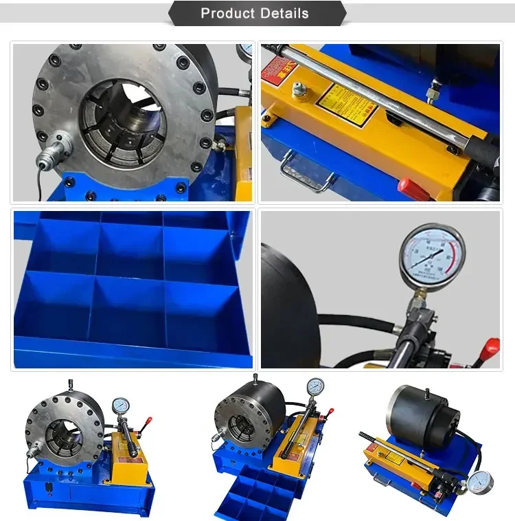 Exquisite craftsmanship HM51 Small Hand Hose Crimping Machine Portable 1/8"-2" 4SP Manual Hose Crimper
Exquisite craftsmanship HM51 Small Hand Hose Crimping Machine Portable 1/8"-2" 4SP Manual Hose Crimper