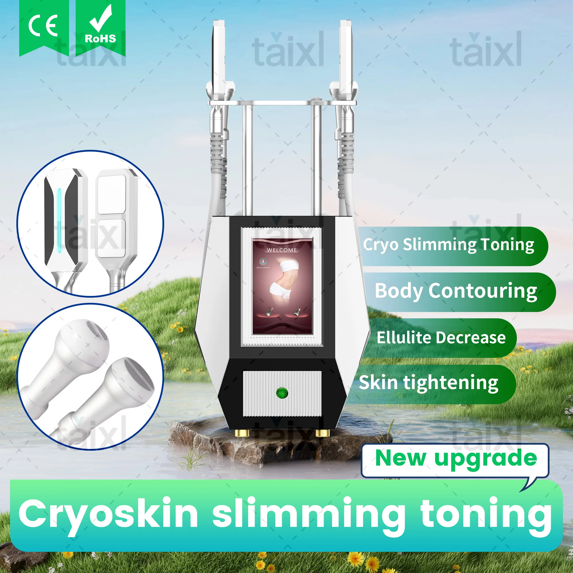 2 In 1 Frozen Heat EMS T Impact Weight Loss Machine 2 Paddle Cooling Plate Fat Reduction Body Shaping Weight Loss Machine
2 In 1 Frozen Heat EMS T Impact Weight Loss Machine 2 Paddle Cooling Plate Fat Reduction Body Shaping Weight Loss Machine