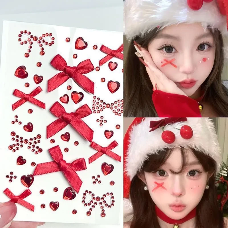 Rhinestone Bow Tie Face Sticker Heart Star Face Jewelry Makeup Art Decoration Music Festival Acrylic Temporary Crystal Stickers
Rhinestone Bow Tie Face Sticker Heart Star Face Jewelry Makeup Art Decoration Music Festival Acrylic Temporary Crystal Stickers