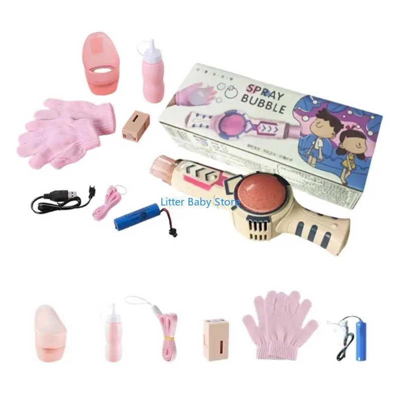 N80C Simple Operations Bubble Machine Elastic Bubble Fog Wands For Children LED Lights And Practical Construction Ages 3+
N80C Simple Operations Bubble Machine Elastic Bubble Fog Wands For Children LED Lights And Practical Construction Ages 3+