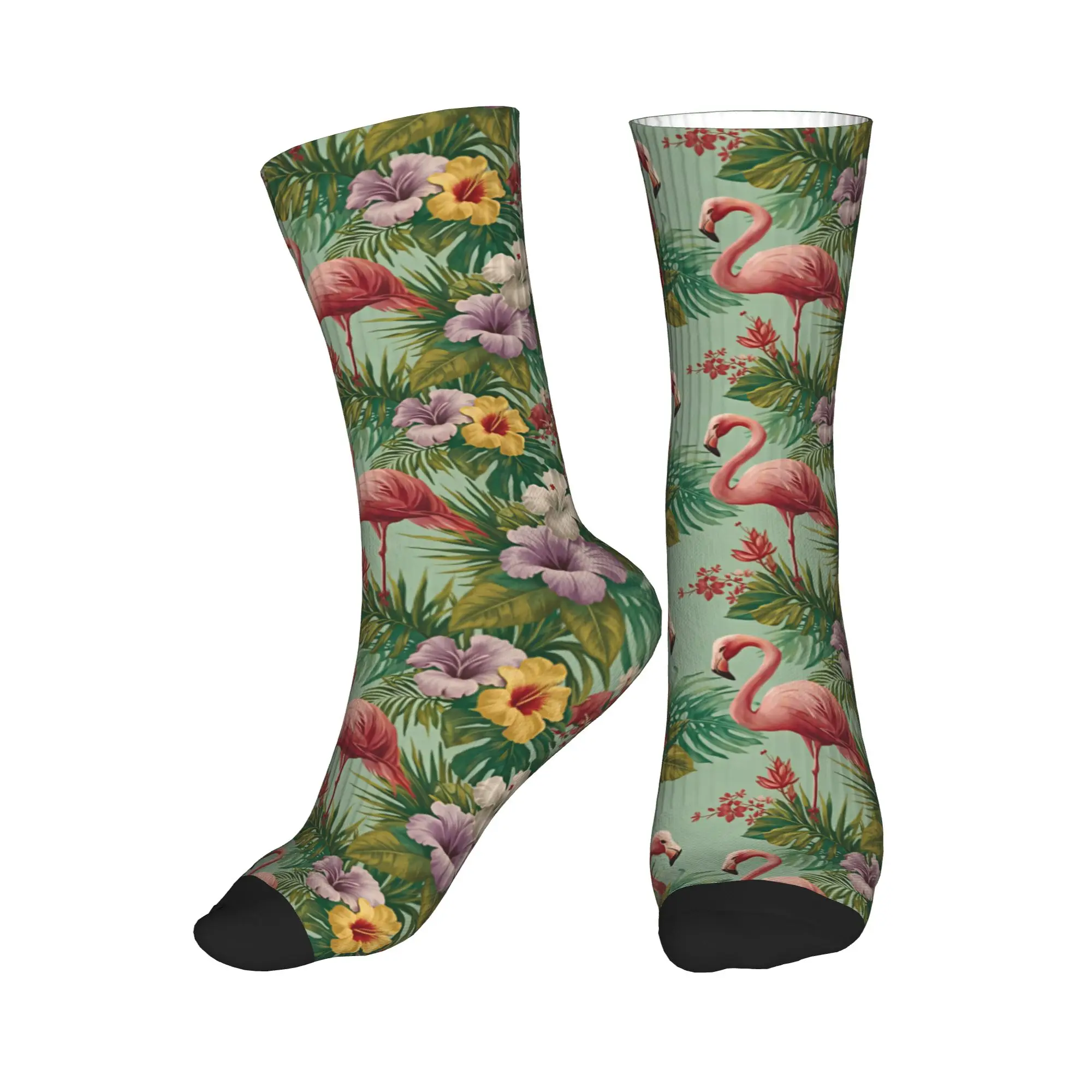 Cool Printing Hawaiian Flamingo Hibiscus Tropical Floral Print Socks for Women Men Stretch Summer Autumn Winter Crew Socks
Cool Printing Hawaiian Flamingo Hibiscus Tropical Floral Print Socks for Women Men Stretch Summer Autumn Winter Crew Socks