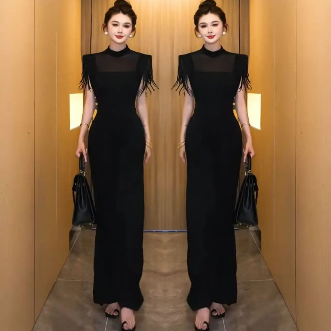 New Summer Fashion Slim Jumpsuit Women High Waist Tassel Short Sleeve High Waist Wide Leg Pants Elegant Party Jumpsuits
New Summer Fashion Slim Jumpsuit Women High Waist Tassel Short Sleeve High Waist Wide Leg Pants Elegant Party Jumpsuits