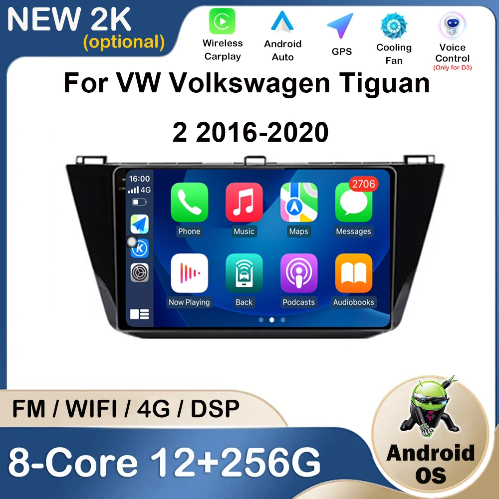GPS Navigation Android Intelligent System Car Multimedia Video Radio Player For VW Volkswagen Tiguan 2 2016 - 2022 DSP Stereo
GPS Navigation Android Intelligent System Car Multimedia Video Radio Player For VW Volkswagen Tiguan 2 2016 - 2022 DSP Stereo