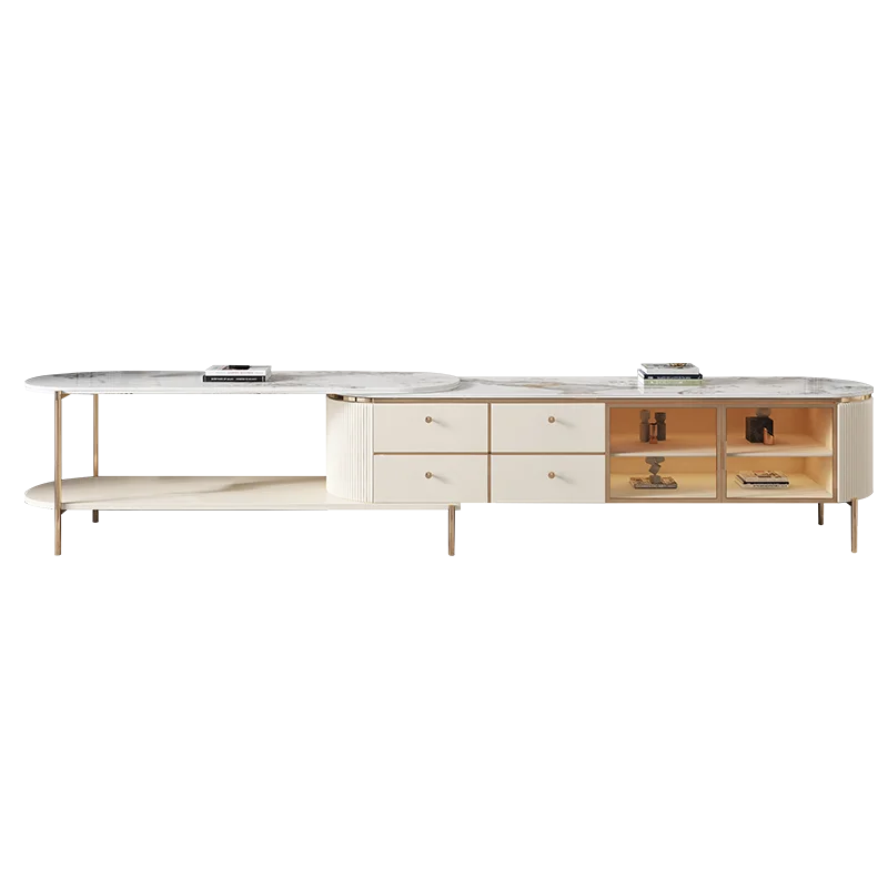 XL Light Luxury TV Cabinet Retractable White Stone Plate Multi-Functional TV Cabinet
XL Light Luxury TV Cabinet Retractable White Stone Plate Multi-Functional TV Cabinet